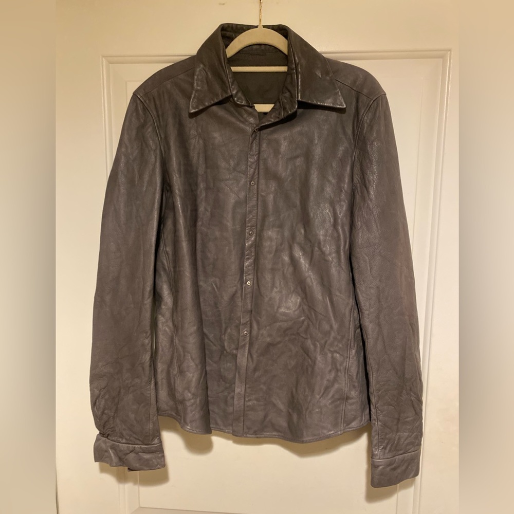 Carpe Diem Vintage Leather Jacket or Button Down Archival